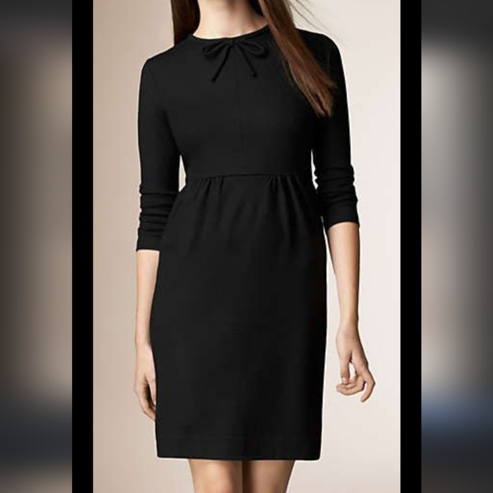 Burberry brit wool midi dress
